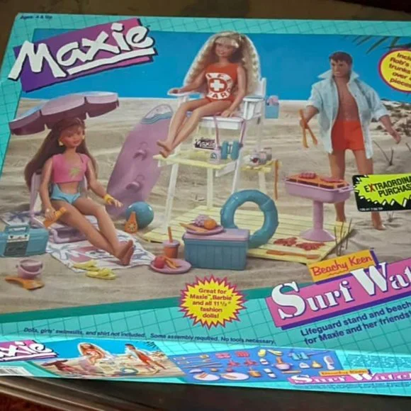 Maxie Beachy Keen Surf Watch Playset w/Rob's Swim Trunks1988